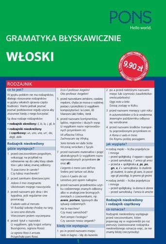 Błyskawicznie gramatyka włoska PONS Błyskawicznie gramatyka włoska PONS