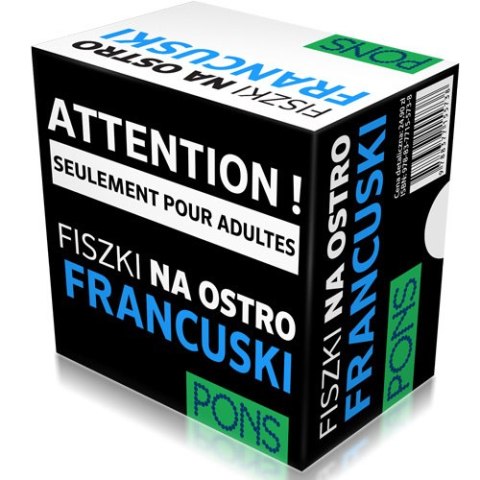 Fiszki 333 słowa Francuski na ostro PONS Fiszki 333 słowa Francuski na ostro PONS