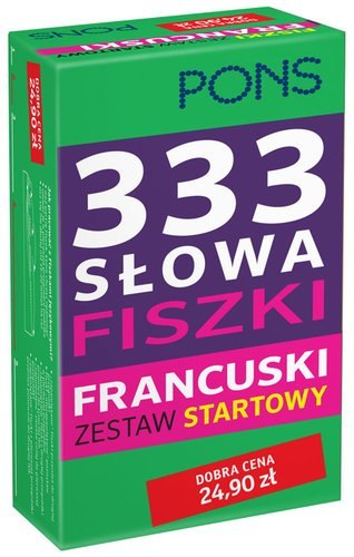Fiszki na start PONS Język francuski 333 słowa Fiszki na start PONS Język francuski 333 słowa