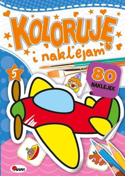 Koloruję i naklejam 5 Koloruję i naklejam 5
