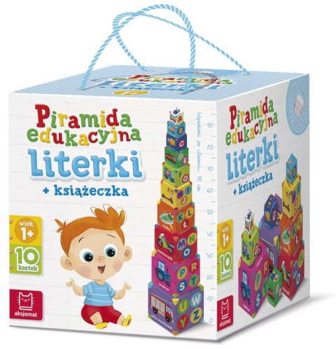 Piramida edukacyjna literki + książeczka Piramida edukacyjna literki + książeczka