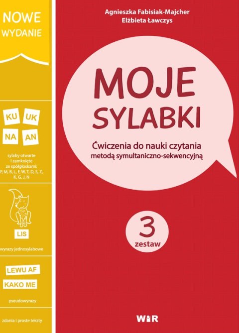 Moje sylabki zestaw 3 nw Moje sylabki zestaw 3 nw