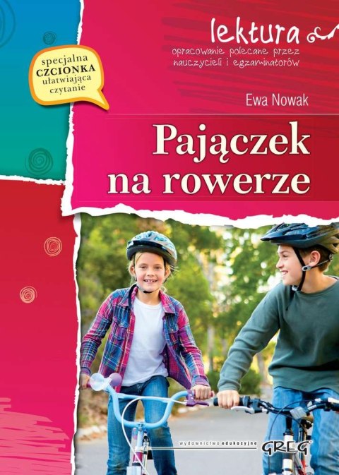 Pajączek na rowerze. Lektura z opracowaniem Pajączek na rowerze. Lektura z opracowaniem