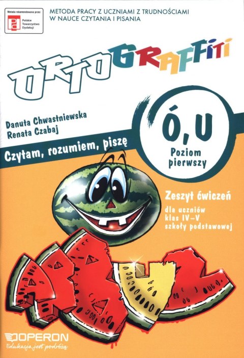 Ortograffiti zeszyt ćwiczeń u ó klasa 4-5 poziom 1 Ortograffiti zeszyt ćwiczeń u ó klasa 4-5 poziom 1