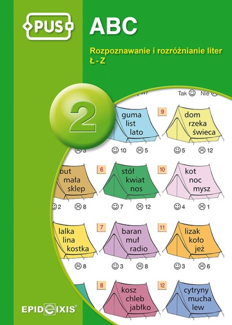 PUS ABC 2 - Rozpoznawanie i rozróżnianie liter Ł-Z PUS ABC 2 - Rozpoznawanie i rozróżnianie liter Ł-Z