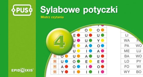 PUS Sylabowe potyczki 4 Mistrz czytania PUS Sylabowe potyczki 4 Mistrz czytania