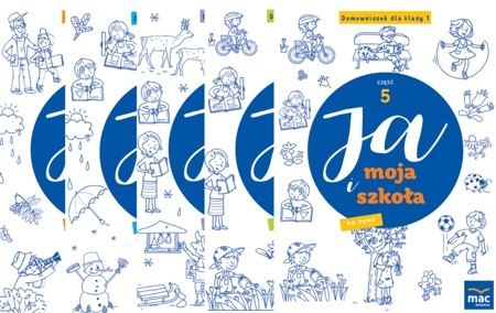Ja i Moja Szkoła na nowo. Domowniczek klasa 1, część 1-5. Pakiet Ja i Moja Szkoła na nowo. Domowniczek klasa 1, część 1-5. Pakiet