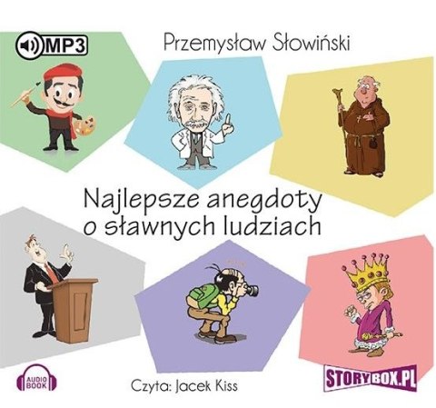 CD MP3 Najlepsze anegdoty o sławnych ludziach CD MP3 Najlepsze anegdoty o sławnych ludziach