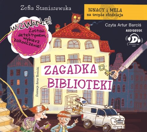 CD MP3 Zagadka biblioteki Ignacy i Mela na tropie złodzieja CD MP3 Zagadka biblioteki Ignacy i Mela na tropie złodzieja