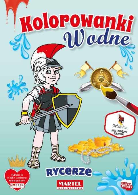 Rycerze. Kolorowanka wodna Rycerze. Kolorowanka wodna