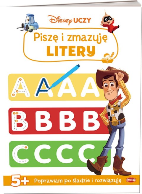 Disney uczy mix. Piszę i zmazuję litery US-9302 Disney uczy mix. Piszę i zmazuję litery US-9302