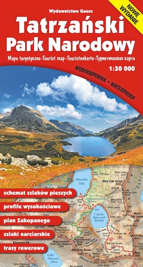 Mapa Tatrzański Park Narodowy wyd. foliowane wyd. 18 Mapa Tatrzański Park Narodowy wyd. foliowane wyd. 18