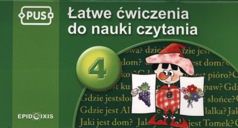 PUS Łatwe ćwiczenia do nauki czytania część 4 PUS Łatwe ćwiczenia do nauki czytania część 4