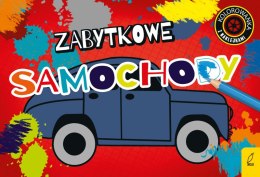 Kolorowanki z naklejkami. Zabytkowe samochody