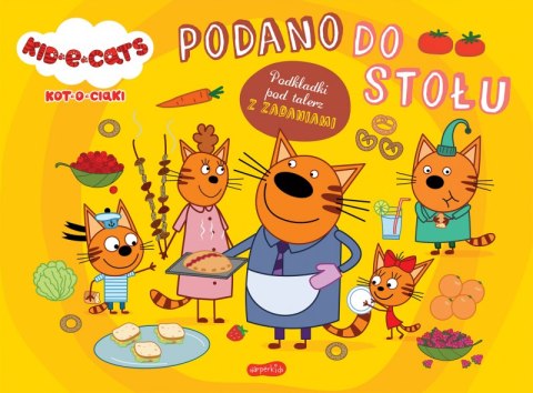 Kot-o-ciaki. Podano do stołu. Podkładki pod talerz z zadaniami Kot-o-ciaki. Podano do stołu. Podkładki pod talerz z zadaniami