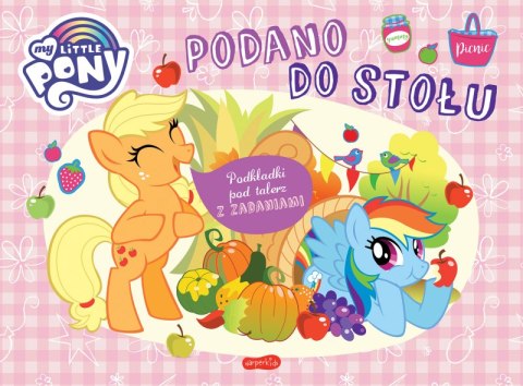 My Little Pony. Podano do stołu. Podkładki pod talerz z zadaniami My Little Pony. Podano do stołu. Podkładki pod talerz z zadaniami