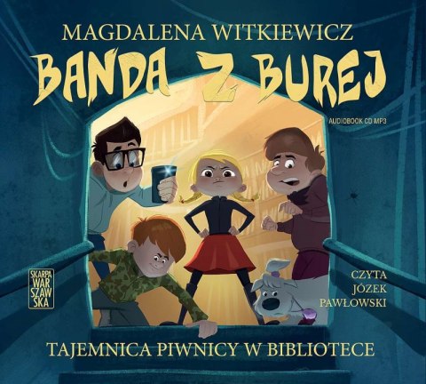 CD MP3 Tajemnica piwnicy w bibliotece. Banda z Burej. Tom 1 CD MP3 Tajemnica piwnicy w bibliotece. Banda z Burej. Tom 1