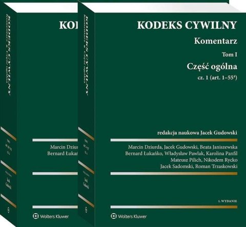 Pakiet Kodeks cywilny. Komentarz. Tom 1. Część 1 i 2 Pakiet Kodeks cywilny. Komentarz. Tom 1. Część 1 i 2