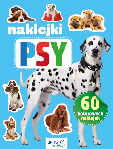 Psy. 60 kolorowych naklejek Psy. 60 kolorowych naklejek
