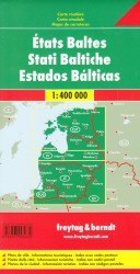 Kraje bałtyckie litwa łotwa estonia mapa 1:400 000 Kraje bałtyckie litwa łotwa estonia mapa 1:400 000