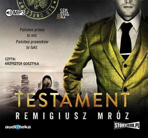 CD MP3 Testament. Seria z Joanną Chyłką. Tom 7 CD MP3 Testament. Seria z Joanną Chyłką. Tom 7