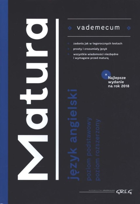 Język angielski. Vademecum matura + CD Język angielski. Vademecum matura + CD