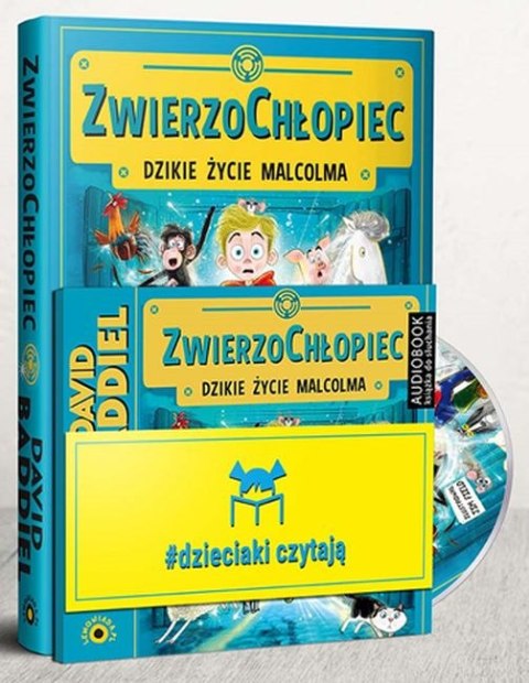Pakiet ZwierzoChłopiec. Dzikie życie Malcolma + CD Pakiet ZwierzoChłopiec. Dzikie życie Malcolma + CD