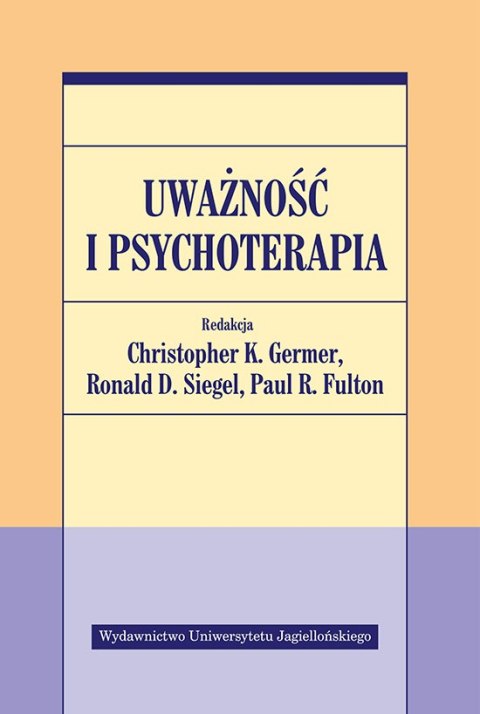 Uważność i psychoterapia Uważność i psychoterapia
