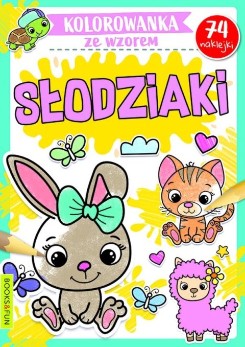 Słodziaki. Kolorowanka ze wzorem Słodziaki. Kolorowanka ze wzorem
