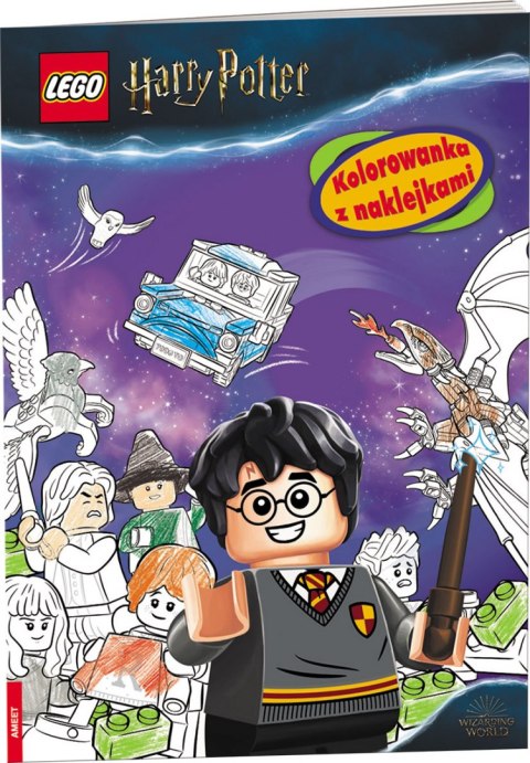 Lego Harry Potter Kolorowanka z naklejkami NA-6401 Lego Harry Potter Kolorowanka z naklejkami NA-6401
