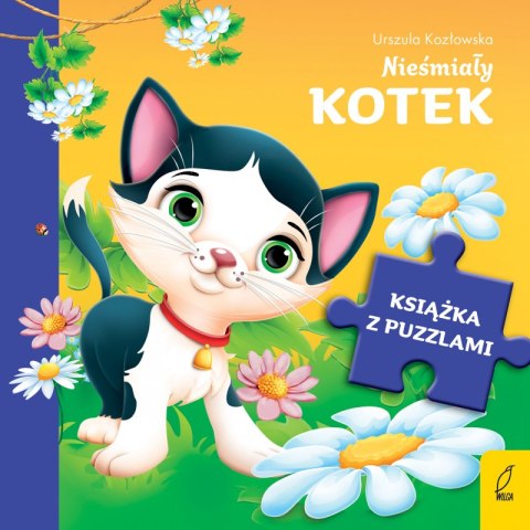 Nieśmiały kotek. Książka z puzzlami Nieśmiały kotek. Książka z puzzlami