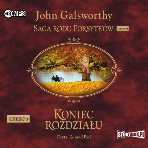 CD MP3 Koniec rozdziału. Część 3. Za rzeką. Saga rodu Forsyte'ów. Tom 9 CD MP3 Koniec rozdziału. Część 3. Za rzeką. Saga rodu Forsyte'ów. Tom 9