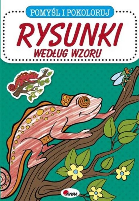 Zwierzęta według wzoru pomyśl i pokoloruj Zwierzęta według wzoru pomyśl i pokoloruj
