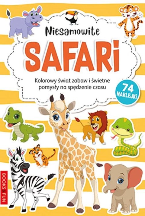 Niesamowite safari. Kolorowanka Niesamowite safari. Kolorowanka