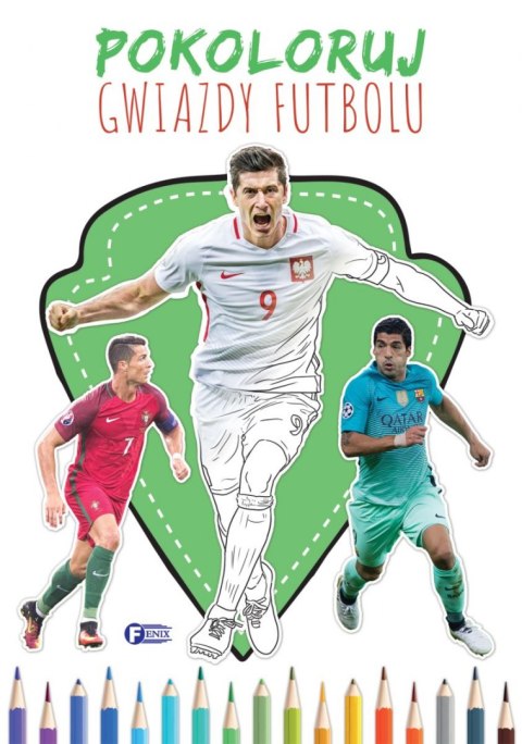 Pokoloruj gwiazdy futbolu Pokoloruj gwiazdy futbolu