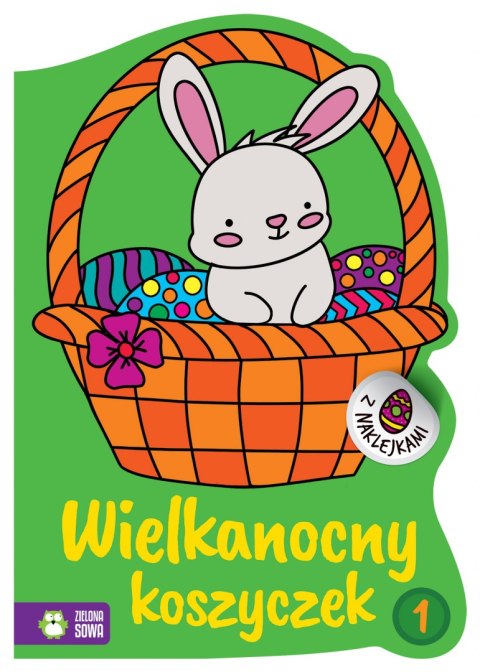 Wielkanocny koszyczek 1 wielkanocne kolorowanki Wielkanocny koszyczek 1 wielkanocne kolorowanki