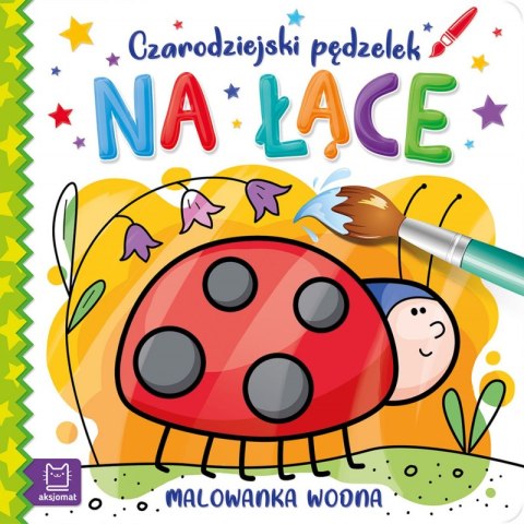 Czarodziejski pędzelek. Na łące. Malowanka wodna Czarodziejski pędzelek. Na łące. Malowanka wodna