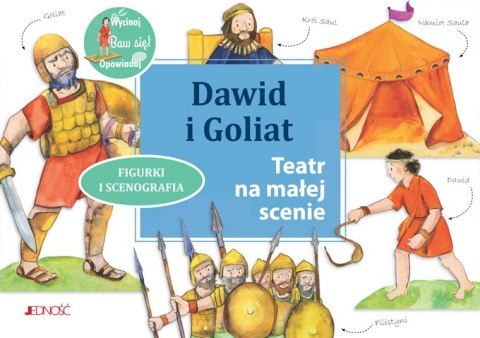 Dawid i Goliat. Teatr na małej scenie. Figurki i scenografia Dawid i Goliat. Teatr na małej scenie. Figurki i scenografia