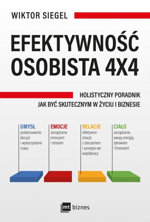 Efektywność osobista 4x4. Holistyczny poradnik jak być skutecznym w życiu i biznesie Efektywność osobista 4x4. Holistyczny poradnik jak być skutecznym w życiu i biznesie