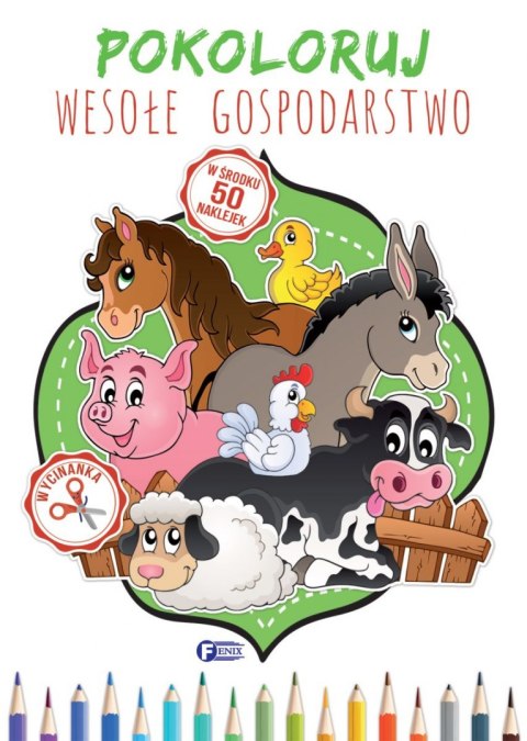 Pokoloruj wesołe gospodarstwo Pokoloruj wesołe gospodarstwo