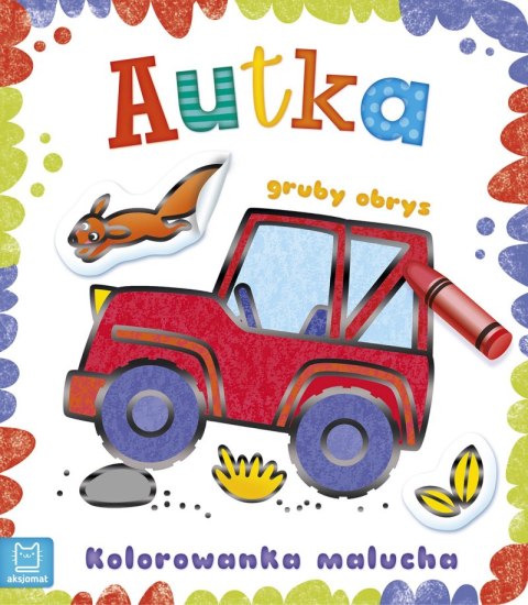 Autka. Kolorowanka malucha z grubym obrysem Autka. Kolorowanka malucha z grubym obrysem
