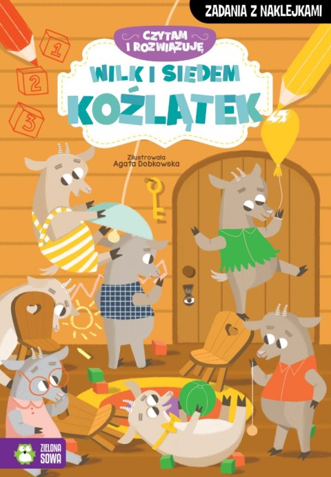 Wilk i siedem koźlątek. Czytam i rozwiązuję Wilk i siedem koźlątek. Czytam i rozwiązuję