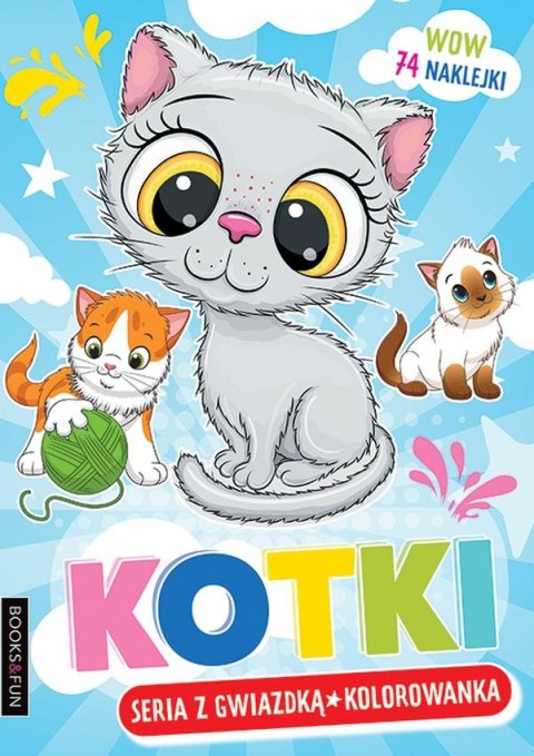 Kotki. Kolorowanka Kotki. Kolorowanka