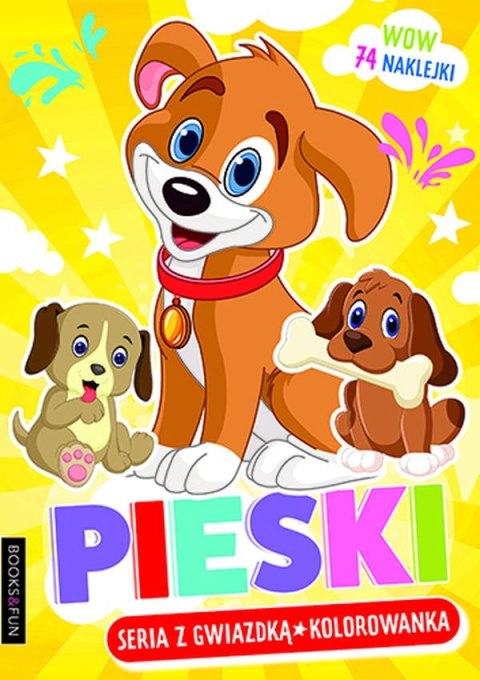 Pieski. Kolorowanka Pieski. Kolorowanka