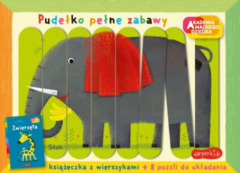 Zwierzęta. Akademia mądrego dziecka. Pudełko pełne zabawy Zwierzęta. Akademia mądrego dziecka. Pudełko pełne zabawy
