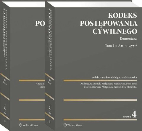 Kodeks postępowania cywilnego. Komentarz Kodeks postępowania cywilnego. Komentarz