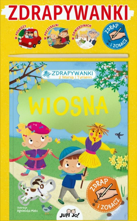Wiosna. Zdrapywanki z Manią i Tyniem Wiosna. Zdrapywanki z Manią i Tyniem