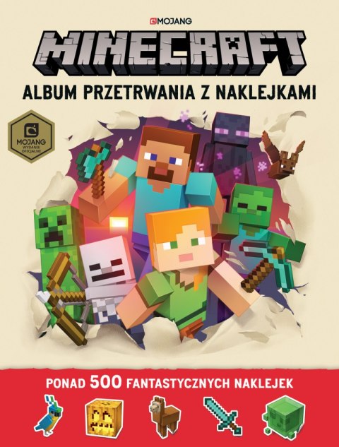 Album przetrwania z naklejkami. Minecraft Album przetrwania z naklejkami. Minecraft