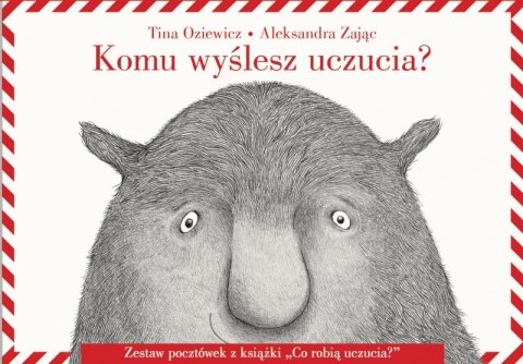 Komu wyślesz uczucia?. Zestaw pocztówek z książki „Co robią uczucia?" Komu wyślesz uczucia?. Zestaw pocztówek z książki „Co robią uczucia?"