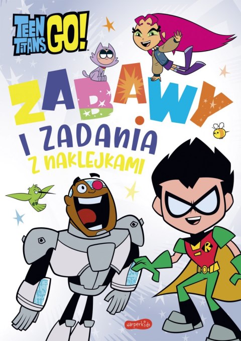 Młodzi Tytani Akcja! Zabawy i zadania z naklejkami Młodzi Tytani Akcja! Zabawy i zadania z naklejkami